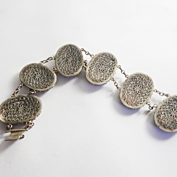 Antique wide Chinese Export bracelet - Picture 3 of 3